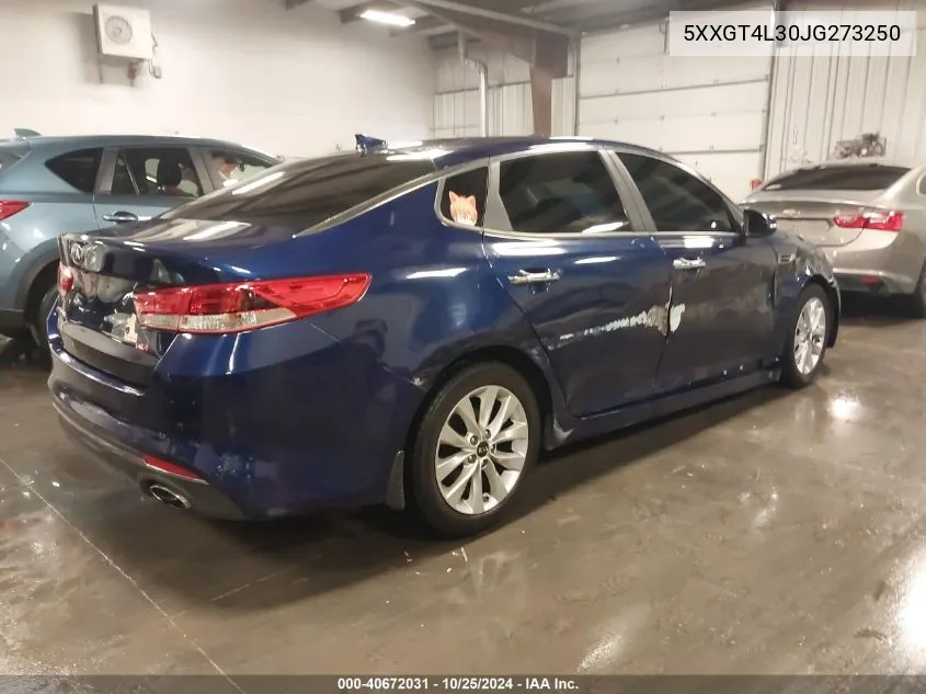 2018 Kia Optima Lx VIN: 5XXGT4L30JG273250 Lot: 40672031