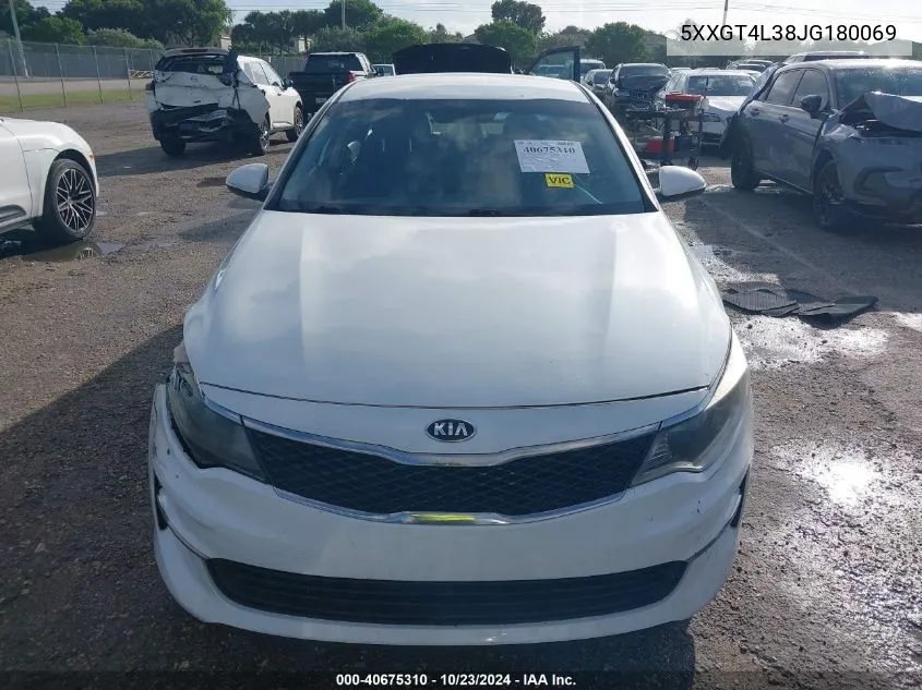 2018 Kia Optima Lx VIN: 5XXGT4L38JG180069 Lot: 40675310