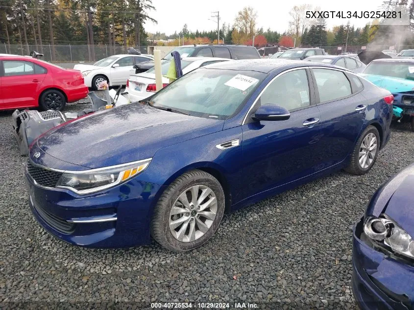 5XXGT4L34JG254281 2018 Kia Optima Lx