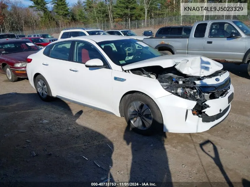 2018 Kia Optima Hybrid Premium VIN: KNAGT4LE9J5023329 Lot: 40733753