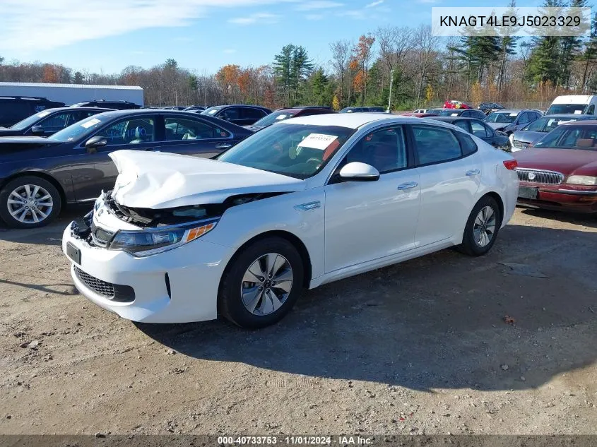 2018 Kia Optima Hybrid Premium VIN: KNAGT4LE9J5023329 Lot: 40733753