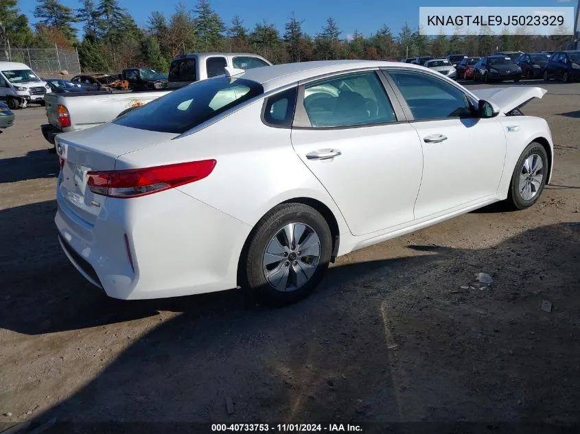 2018 Kia Optima Hybrid Premium VIN: KNAGT4LE9J5023329 Lot: 40733753