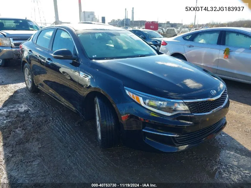 2018 Kia Optima Lx VIN: 5XXGT4L32JG183937 Lot: 40753730