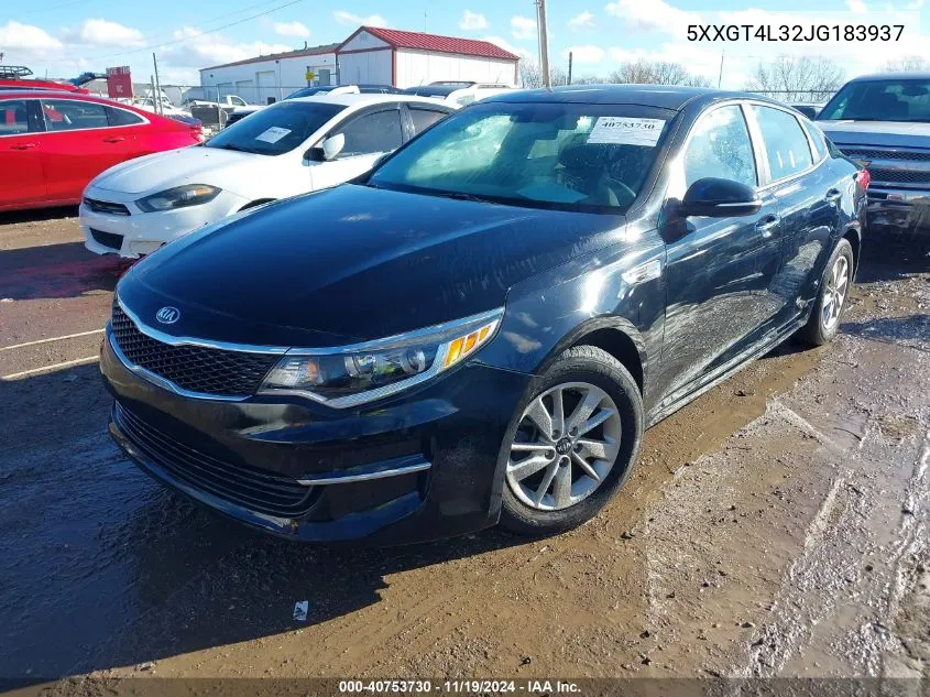 2018 Kia Optima Lx VIN: 5XXGT4L32JG183937 Lot: 40753730