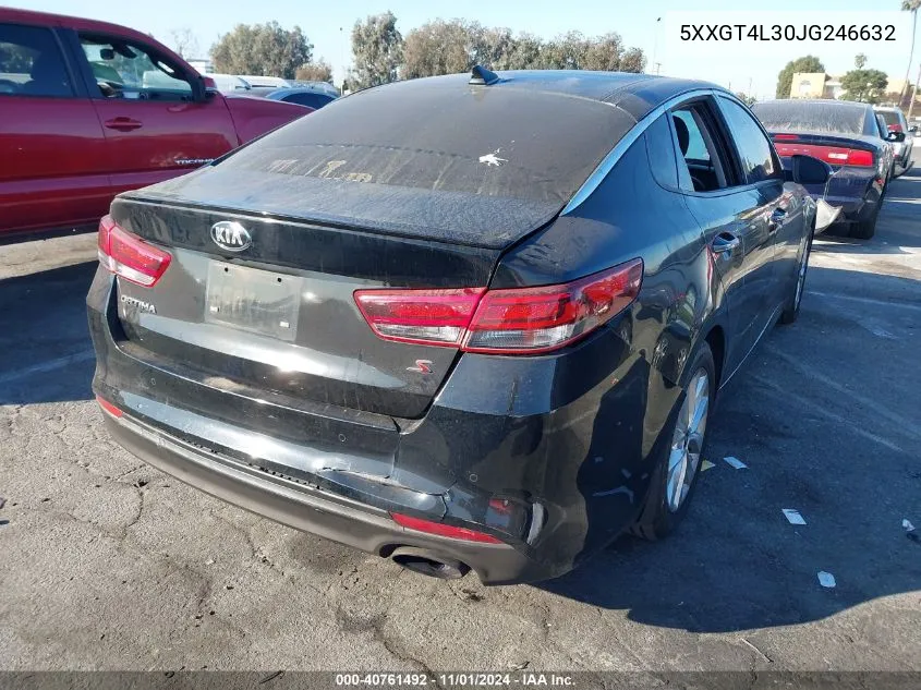 2018 Kia Optima S VIN: 5XXGT4L30JG246632 Lot: 40761492