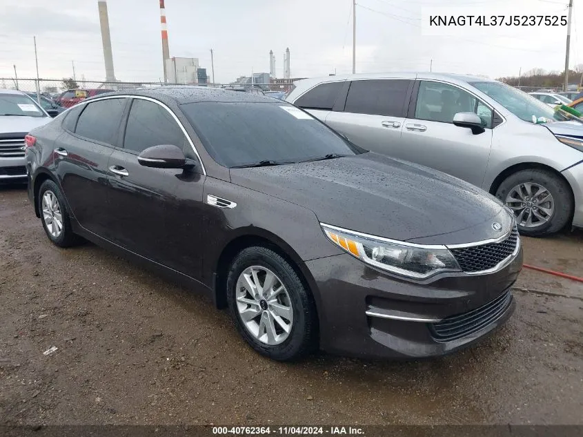 2018 Kia Optima Lx VIN: KNAGT4L37J5237525 Lot: 40762364