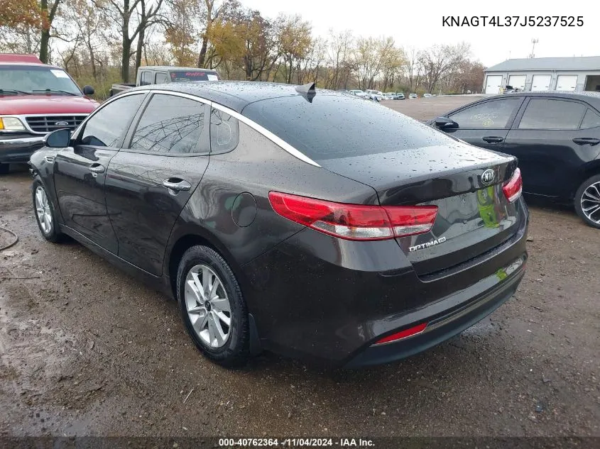 2018 Kia Optima Lx VIN: KNAGT4L37J5237525 Lot: 40762364