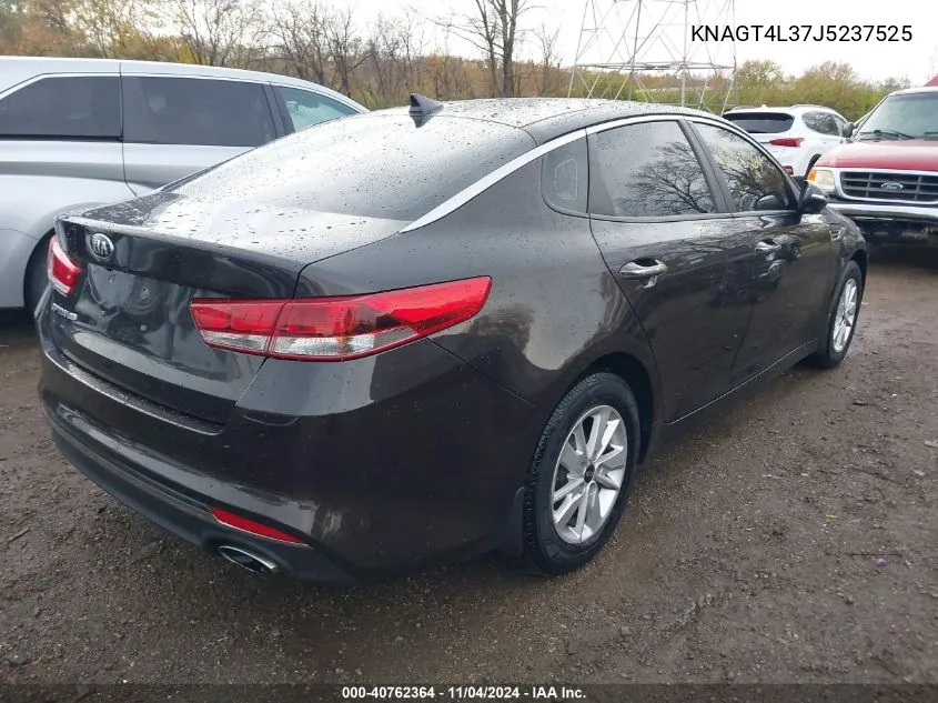 2018 Kia Optima Lx VIN: KNAGT4L37J5237525 Lot: 40762364