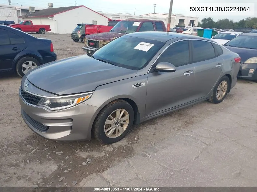 2018 Kia Optima Lx VIN: 5XXGT4L30JG224064 Lot: 40813053