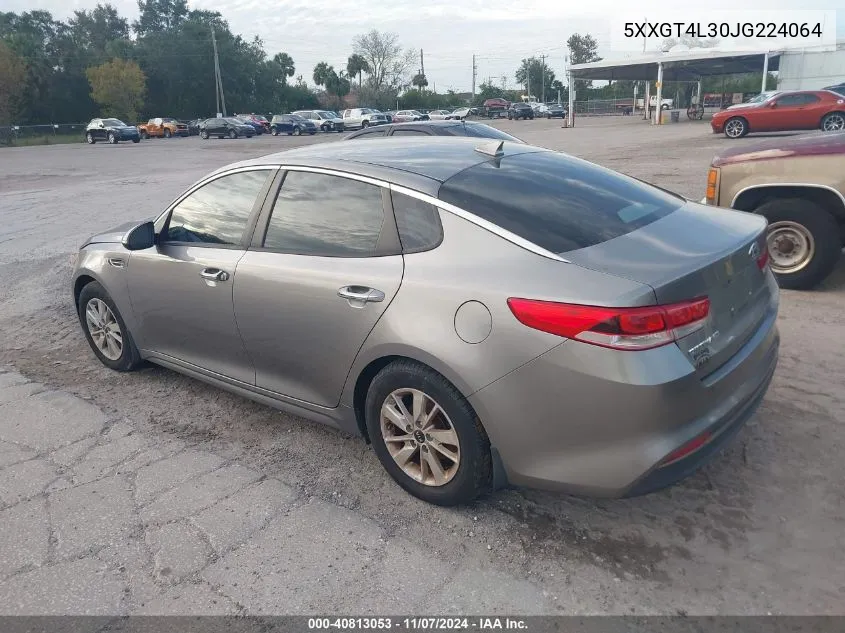 2018 Kia Optima Lx VIN: 5XXGT4L30JG224064 Lot: 40813053