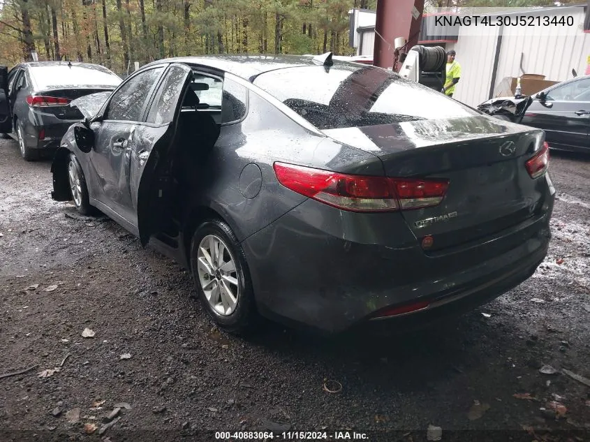 2018 Kia Optima Lx VIN: KNAGT4L30J5213440 Lot: 40883064