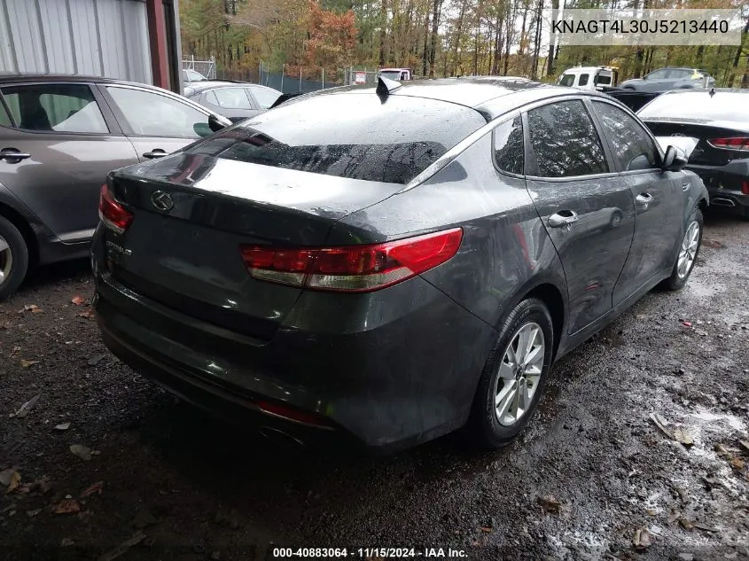 2018 Kia Optima Lx VIN: KNAGT4L30J5213440 Lot: 40883064