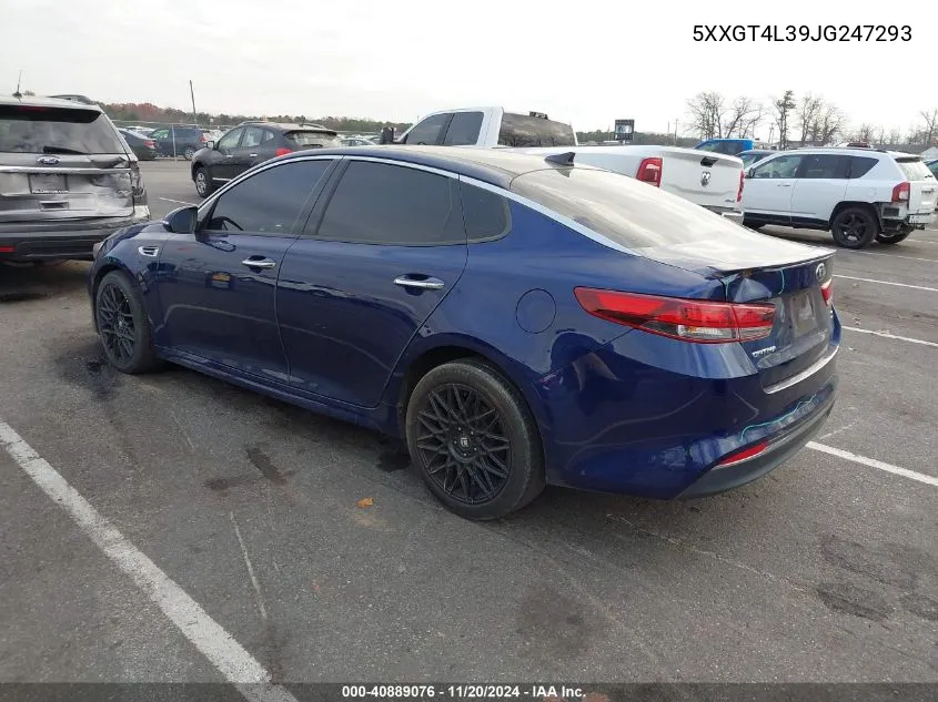 2018 Kia Optima S VIN: 5XXGT4L39JG247293 Lot: 40889076