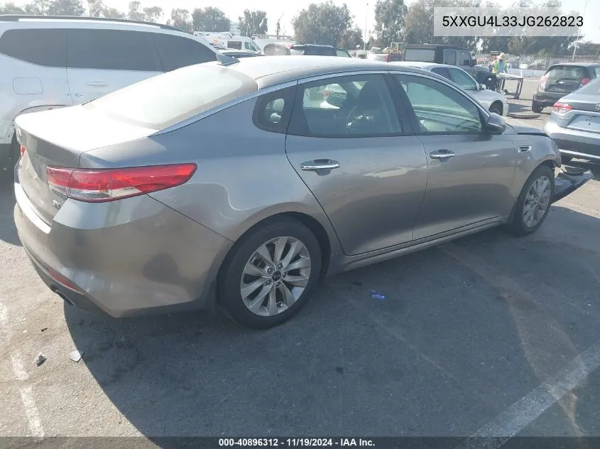 2018 Kia Optima Ex VIN: 5XXGU4L33JG262823 Lot: 40896312