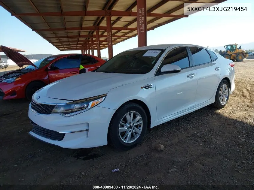 2018 Kia Optima Lx VIN: 5XXGT4L3XJG219454 Lot: 40909400