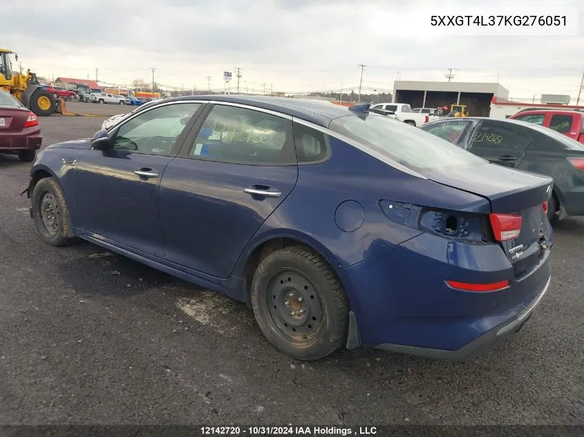 2019 Kia Optima Lx/S VIN: 5XXGT4L37KG276051 Lot: 12142720