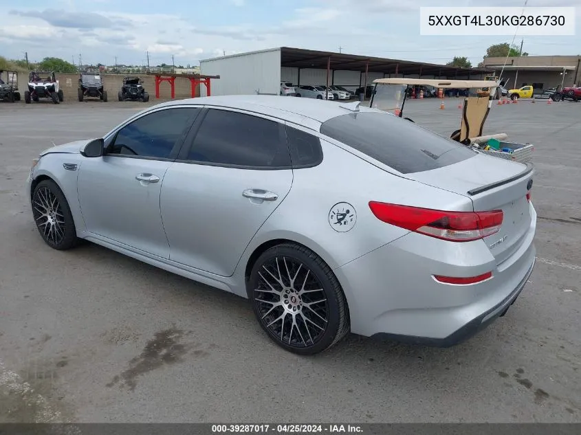 5XXGT4L30KG286730 2019 Kia Optima Lx