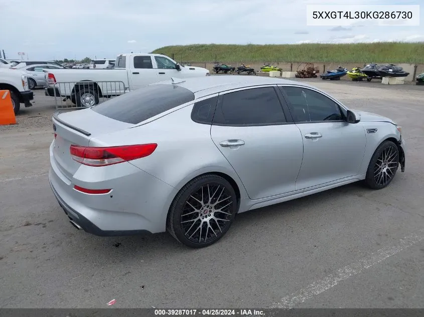 2019 Kia Optima Lx VIN: 5XXGT4L30KG286730 Lot: 39287017