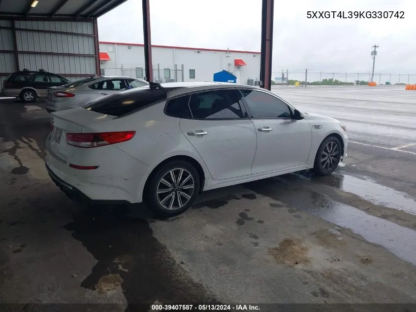 2019 Kia Optima Lx VIN: 5XXGT4L39KG330742 Lot: 39407587