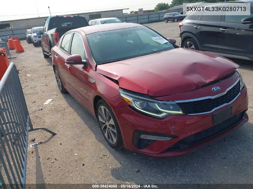 5XXGT4L33KG280713 2019 Kia Optima S