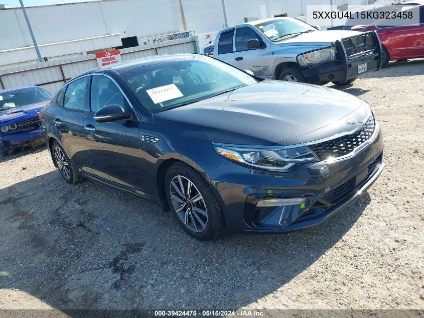 2019 Kia Optima Ex VIN: 5XXGU4L15KG323458 Lot: 39424475