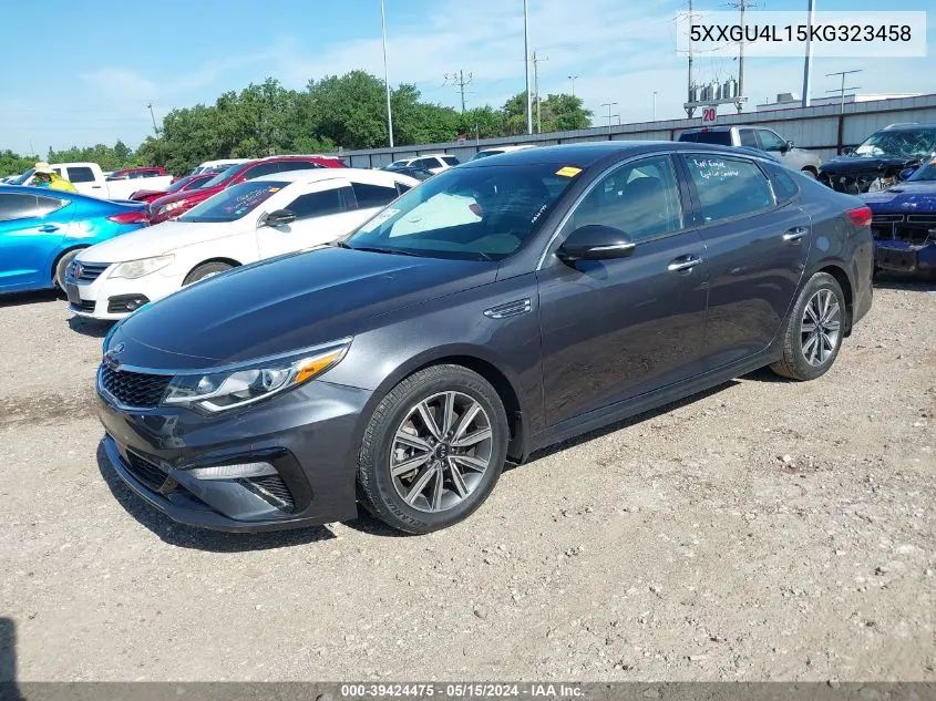 2019 Kia Optima Ex VIN: 5XXGU4L15KG323458 Lot: 39424475