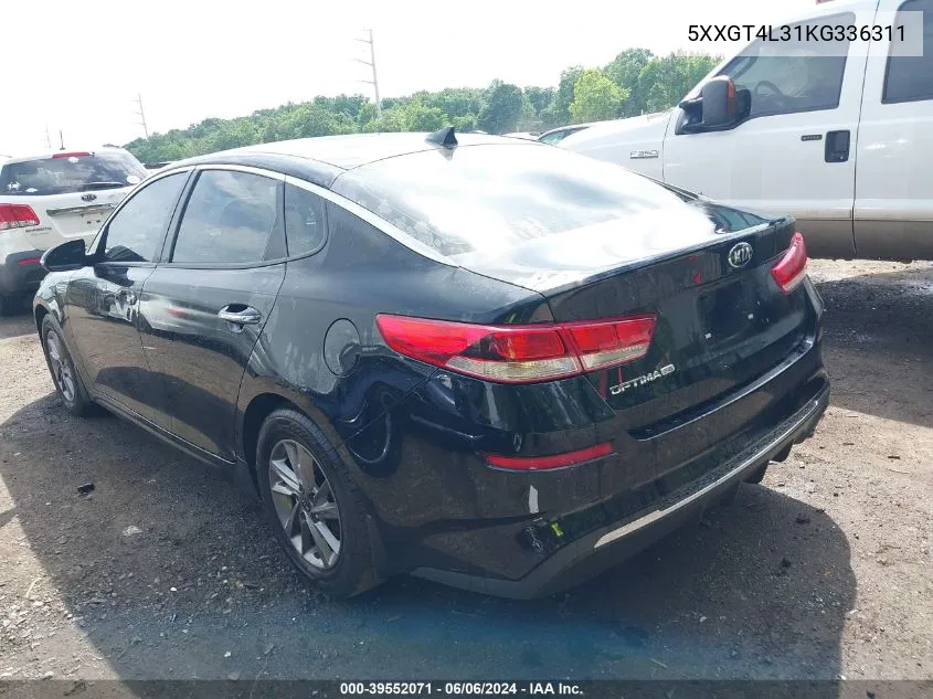 5XXGT4L31KG336311 2019 Kia Optima Lx