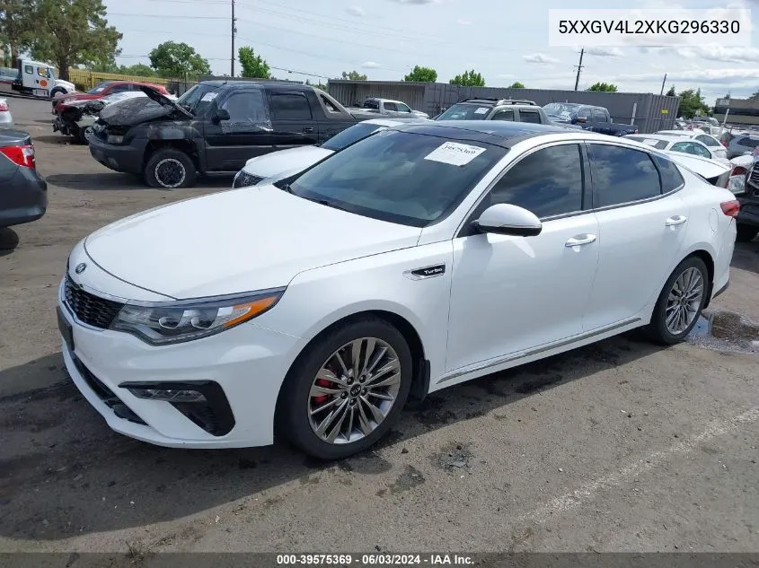 2019 Kia Optima Sx Turbo VIN: 5XXGV4L2XKG296330 Lot: 39575369