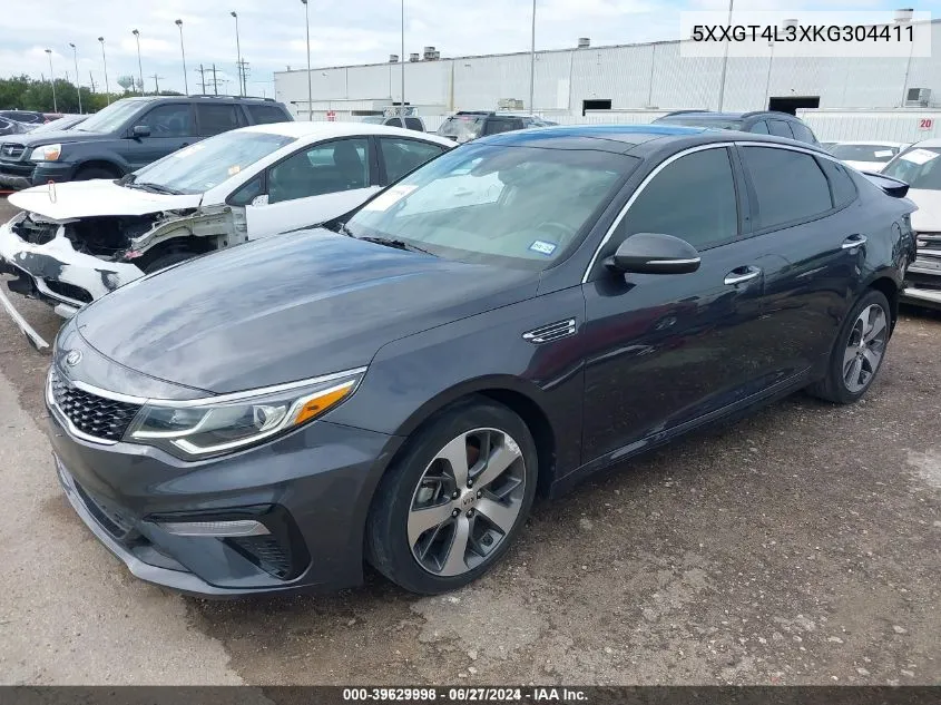 2019 Kia Optima S VIN: 5XXGT4L3XKG304411 Lot: 39629998