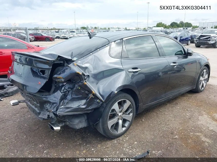 5XXGT4L3XKG304411 2019 Kia Optima S