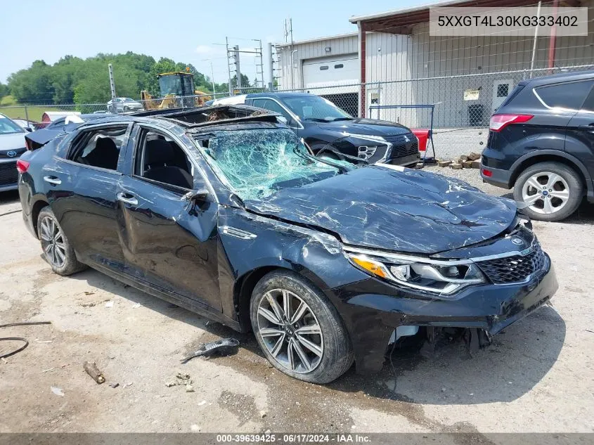 2019 Kia Optima Lx VIN: 5XXGT4L30KG333402 Lot: 39639425