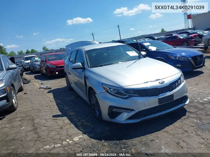 5XXGT4L34KG291039 2019 Kia Optima Lx