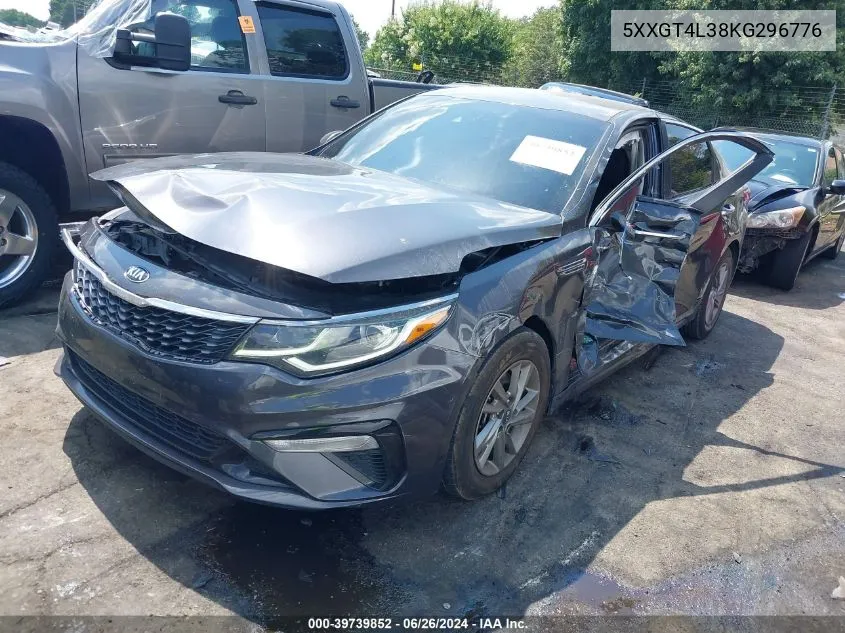 2019 Kia Optima Lx VIN: 5XXGT4L38KG296776 Lot: 39739852