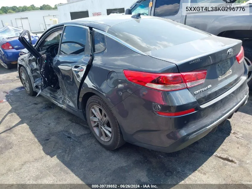 5XXGT4L38KG296776 2019 Kia Optima Lx