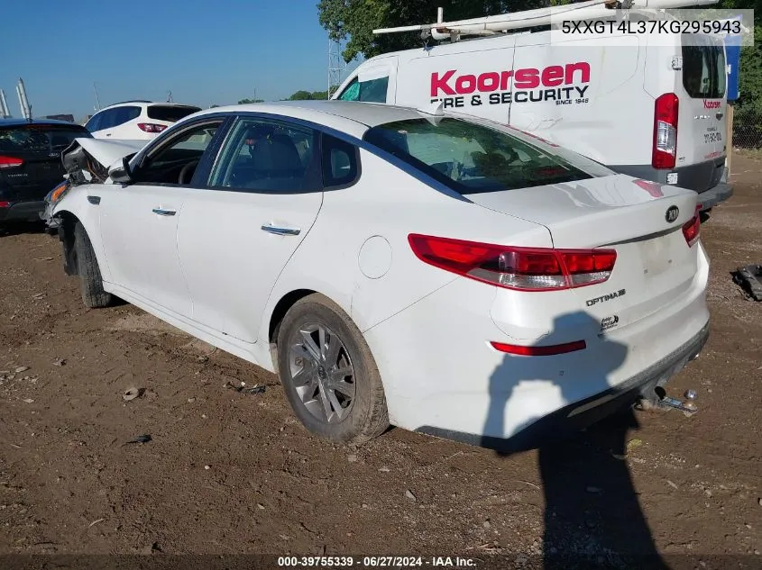 5XXGT4L37KG295943 2019 Kia Optima Lx