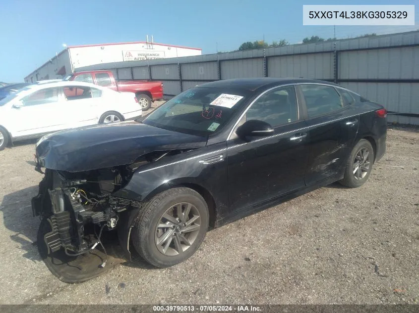 5XXGT4L38KG305329 2019 Kia Optima Lx