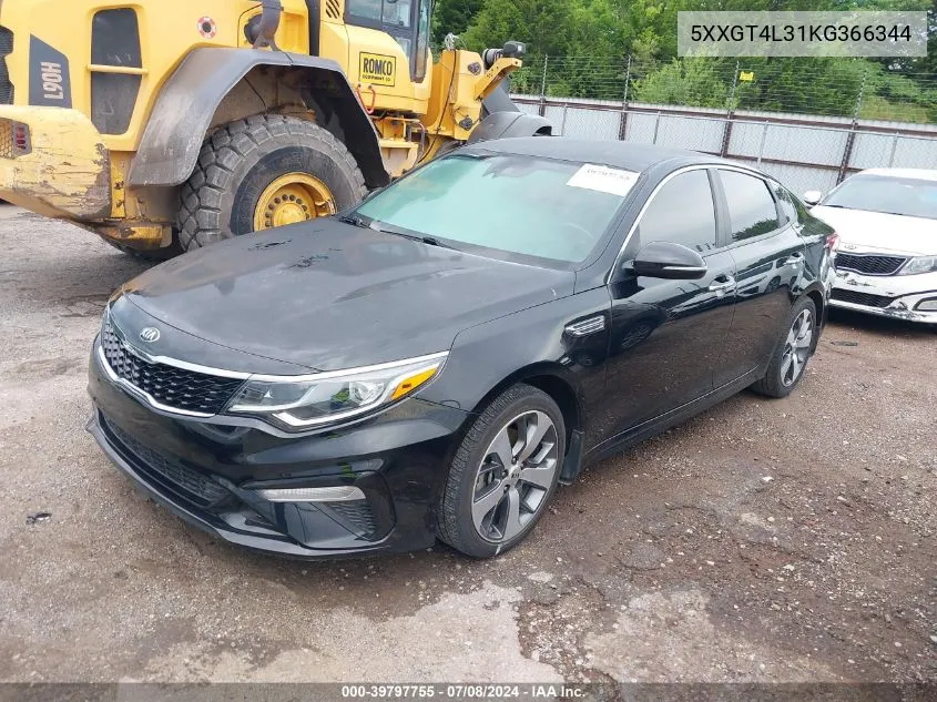 2019 Kia Optima S VIN: 5XXGT4L31KG366344 Lot: 39797755