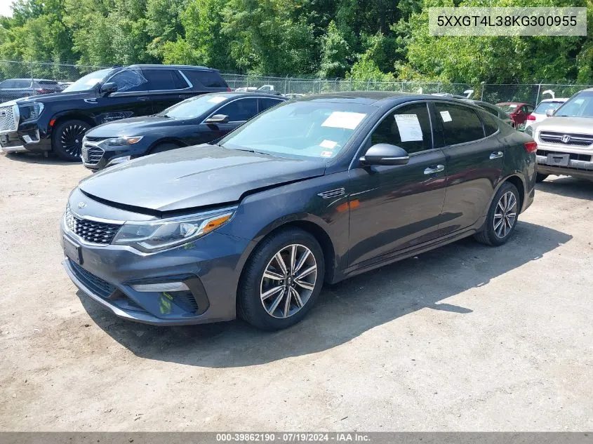 2019 Kia Optima Lx VIN: 5XXGT4L38KG300955 Lot: 39862190