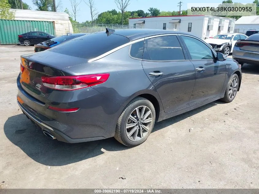 2019 Kia Optima Lx VIN: 5XXGT4L38KG300955 Lot: 39862190