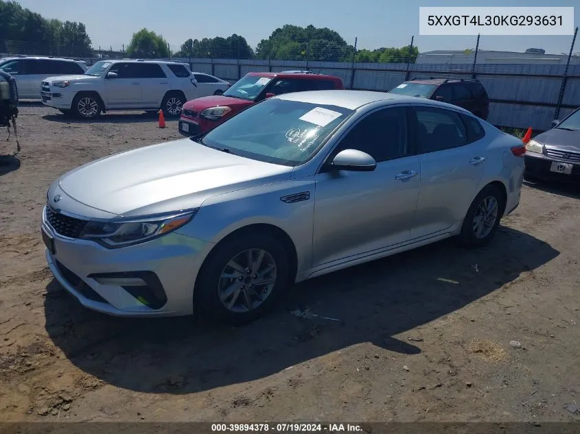 2019 Kia Optima Lx VIN: 5XXGT4L30KG293631 Lot: 39894378