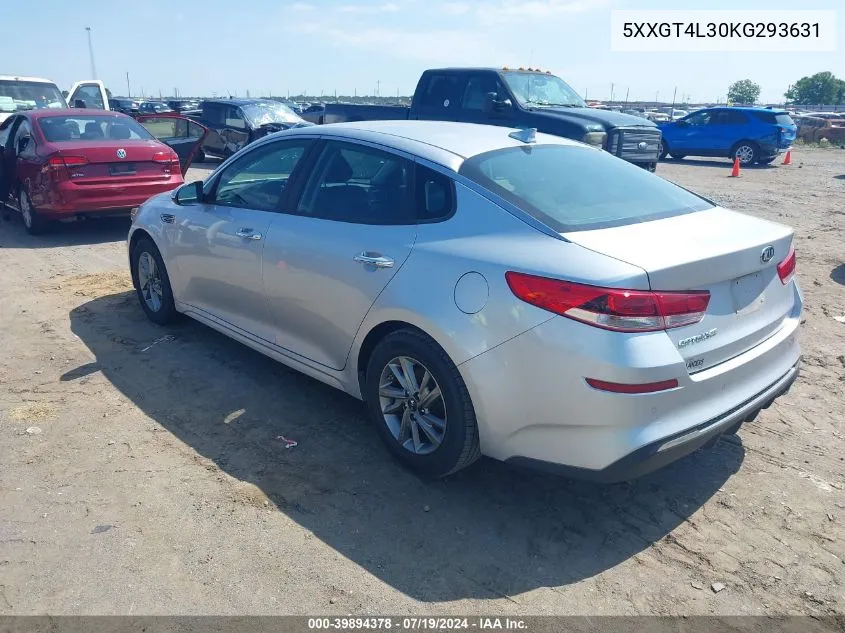 2019 Kia Optima Lx VIN: 5XXGT4L30KG293631 Lot: 39894378