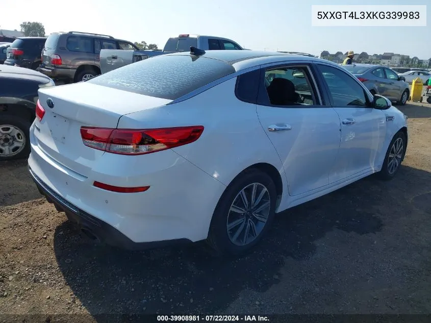 5XXGT4L3XKG339983 2019 Kia Optima Lx