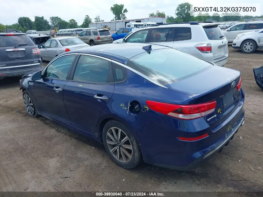 5XXGT4L32KG375070 2019 Kia Optima Lx