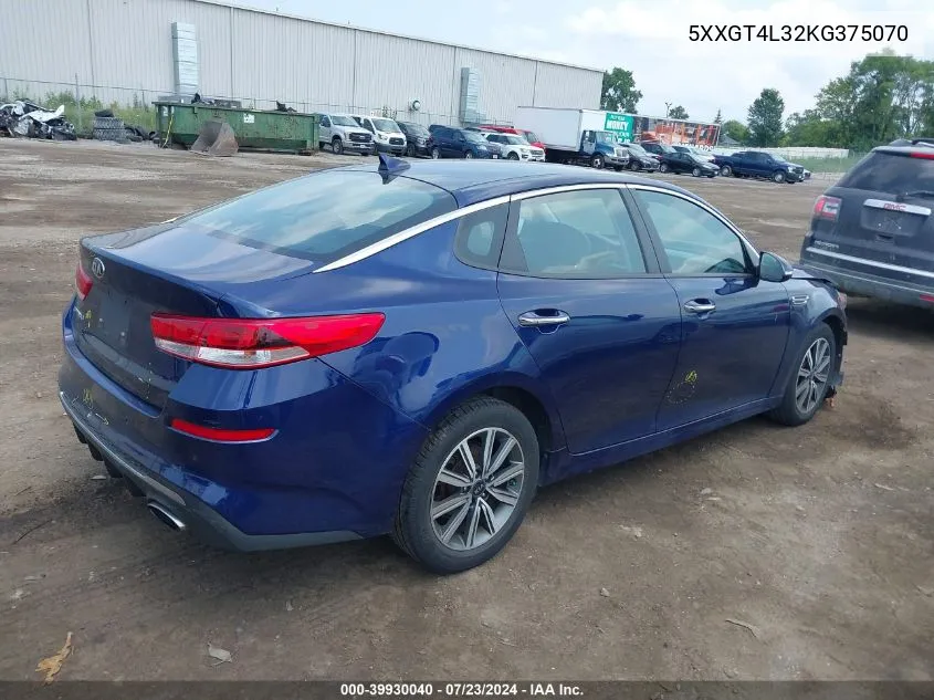 5XXGT4L32KG375070 2019 Kia Optima Lx