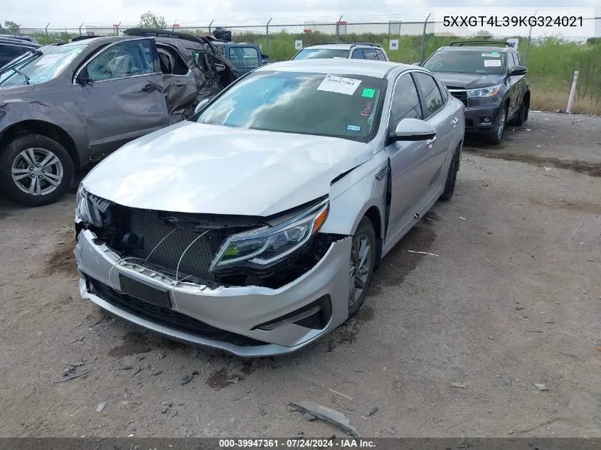 5XXGT4L39KG324021 2019 Kia Optima Lx