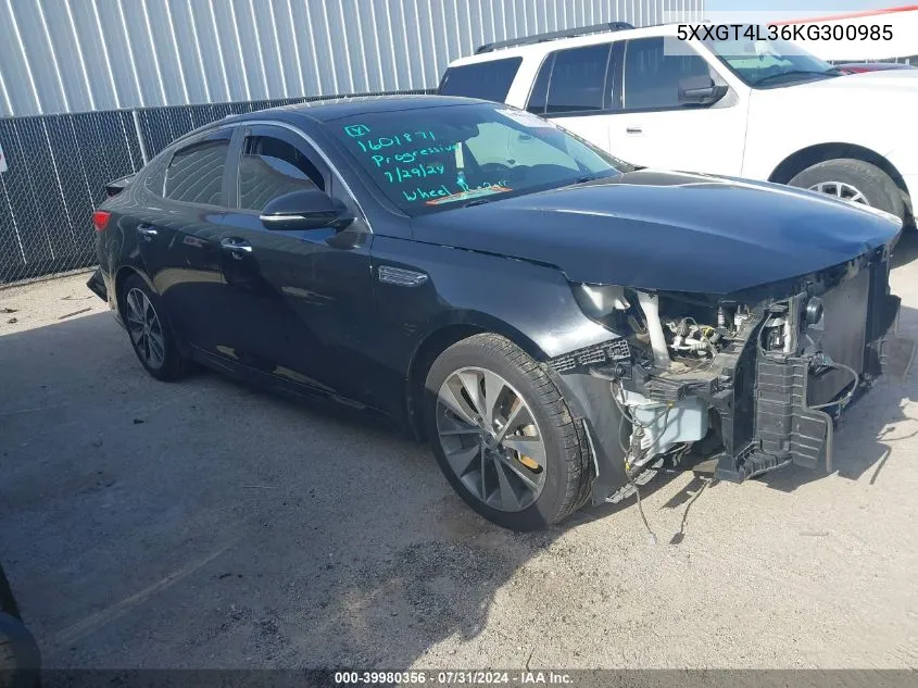 5XXGT4L36KG300985 2019 Kia Optima S