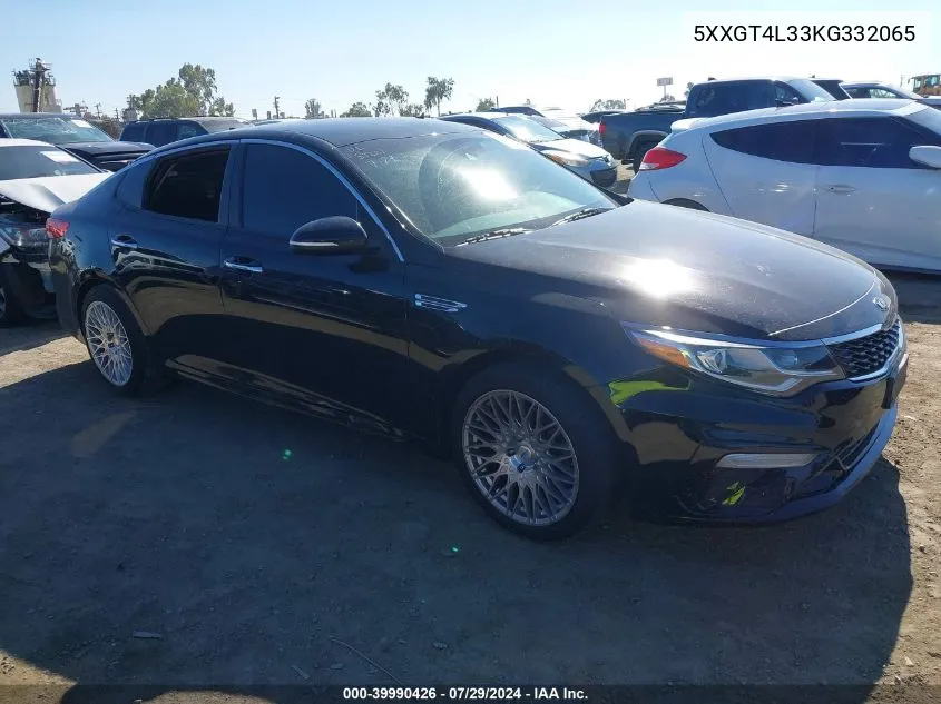 5XXGT4L33KG332065 2019 Kia Optima Lx