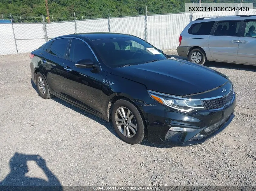 5XXGT4L33KG344460 2019 Kia Optima Lx