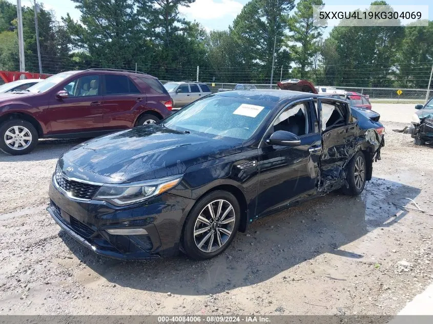 2019 Kia Optima Ex VIN: 5XXGU4L19KG304069 Lot: 40084006