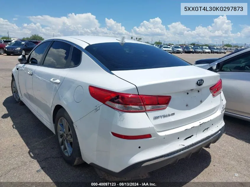 2019 Kia Optima Lx VIN: 5XXGT4L30KG297873 Lot: 40097123